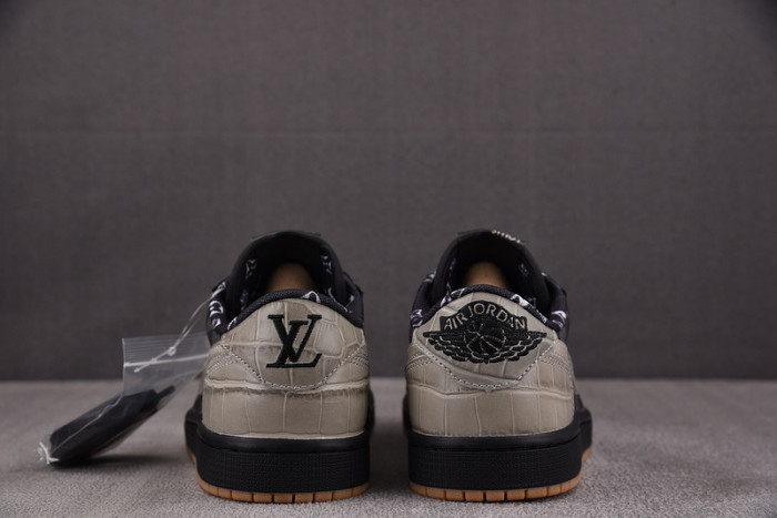 LV x Air Jordan 1 Low x Off-White x Travis Scott DZ2505-001