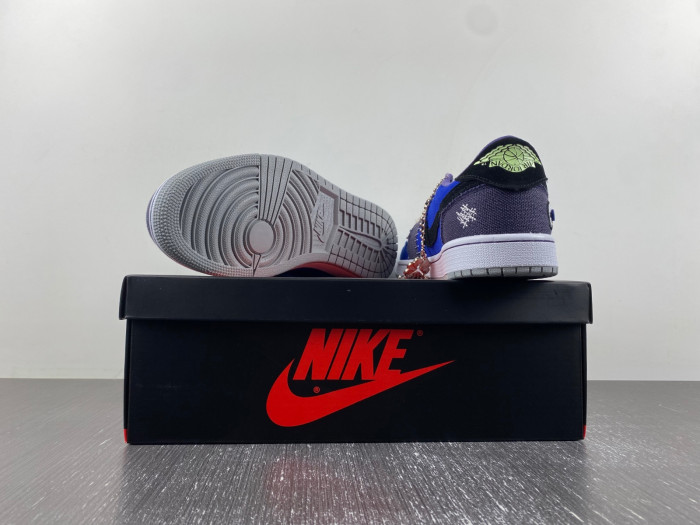 zion williamson x air jordan 1 low og “voodoo” dz7292-420