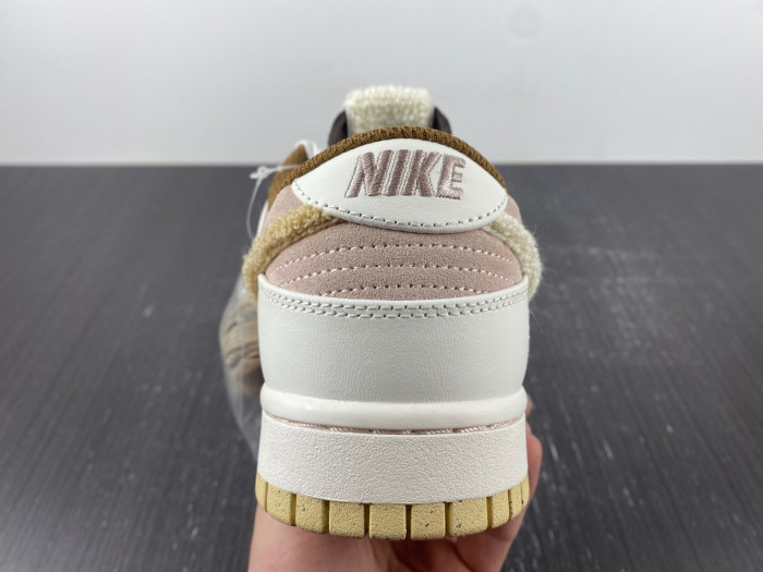 nike dunk low retro prm year of the rabbit fossil stone fd4203-211