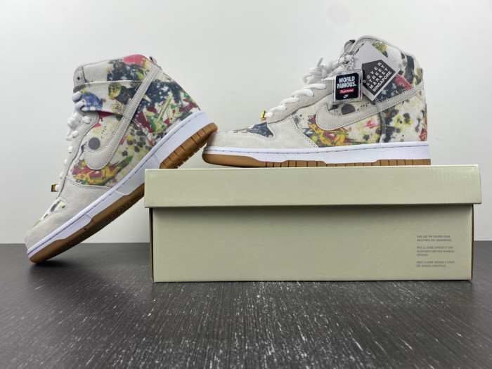 S*p*reme x nike sb dunk high “rammellzee” fd8779-100