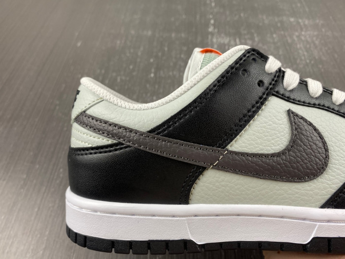nike dunk low grey black orange mini fn7808-001
