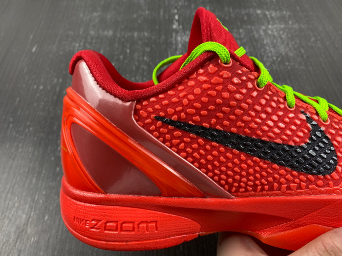 nike kobe 6 protro “reverse grinch” fv4921-600