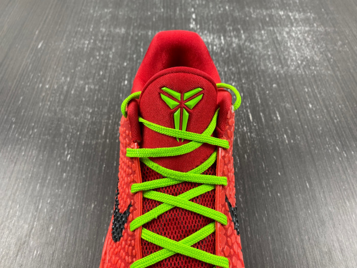nike kobe 6 protro “reverse grinch” fv4921-600