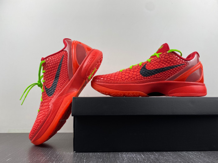 nike kobe 6 protro “reverse grinch” fv4921-600