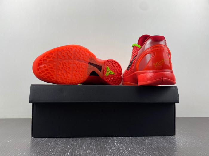 nike kobe 6 protro “reverse grinch” fv4921-600