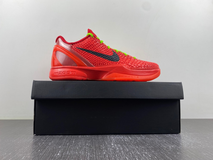 nike kobe 6 protro “reverse grinch” fv4921-600