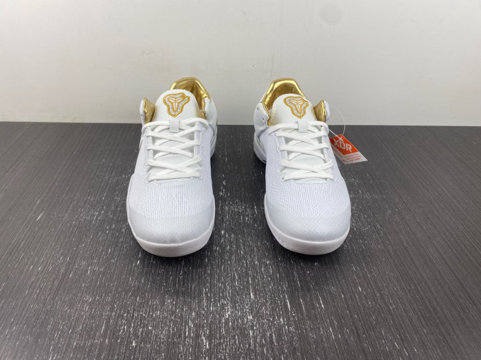 nike kobe 8 protro white metallic gold fv6325-100
