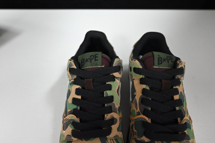 a bathing ape bape sk8 sta abc camo green