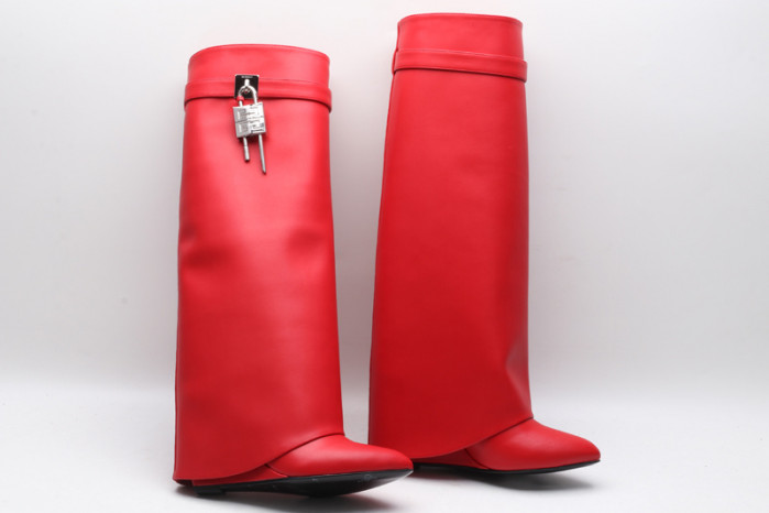 give*chy shark lock boots