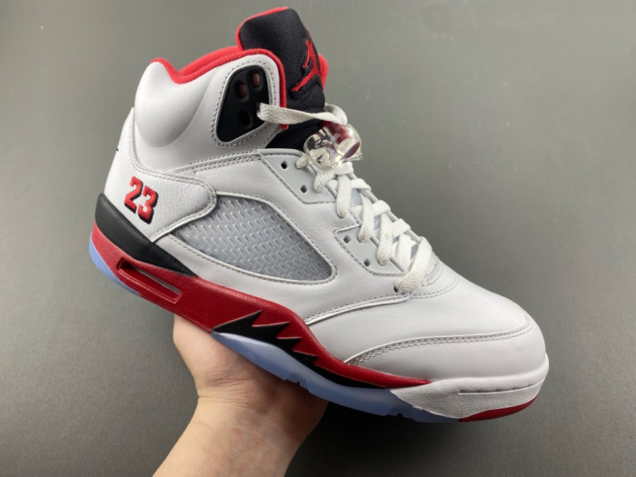 Air Jordan 5 Fire Red “Black Tongue” HQ7978-101