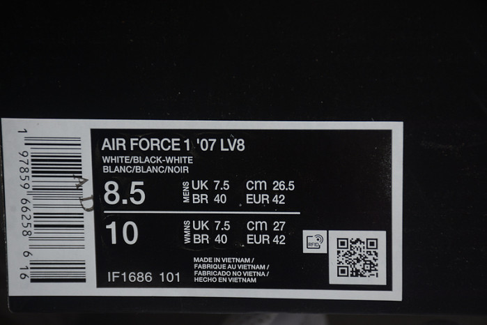 Nike Air Force 1 Low “Liquid Metal Swoosh” IF1686-101