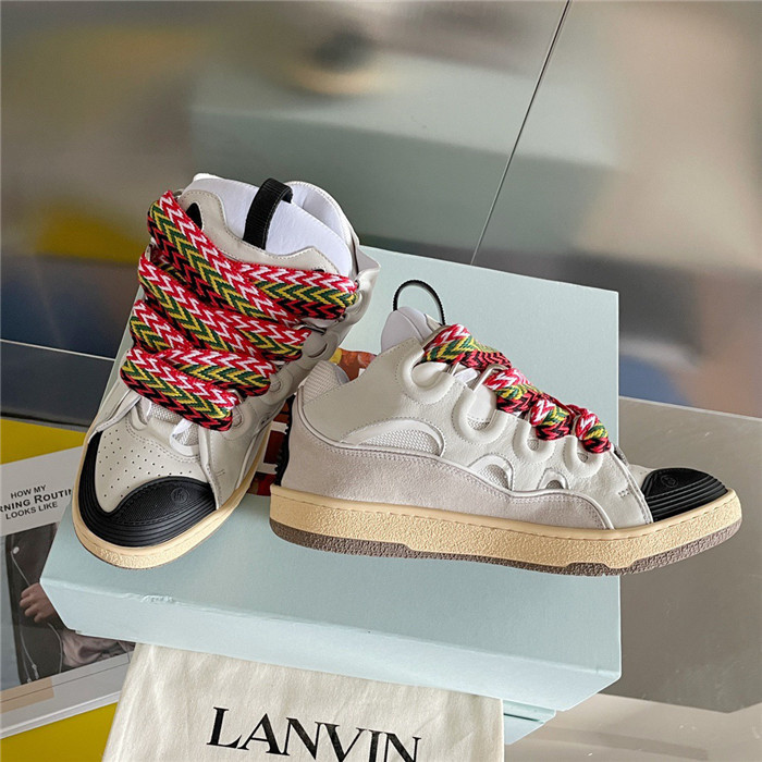 lanv1n leather curb sneakers