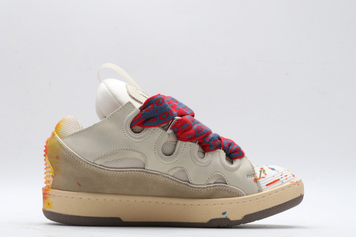 lanv1n leather curb sneakers