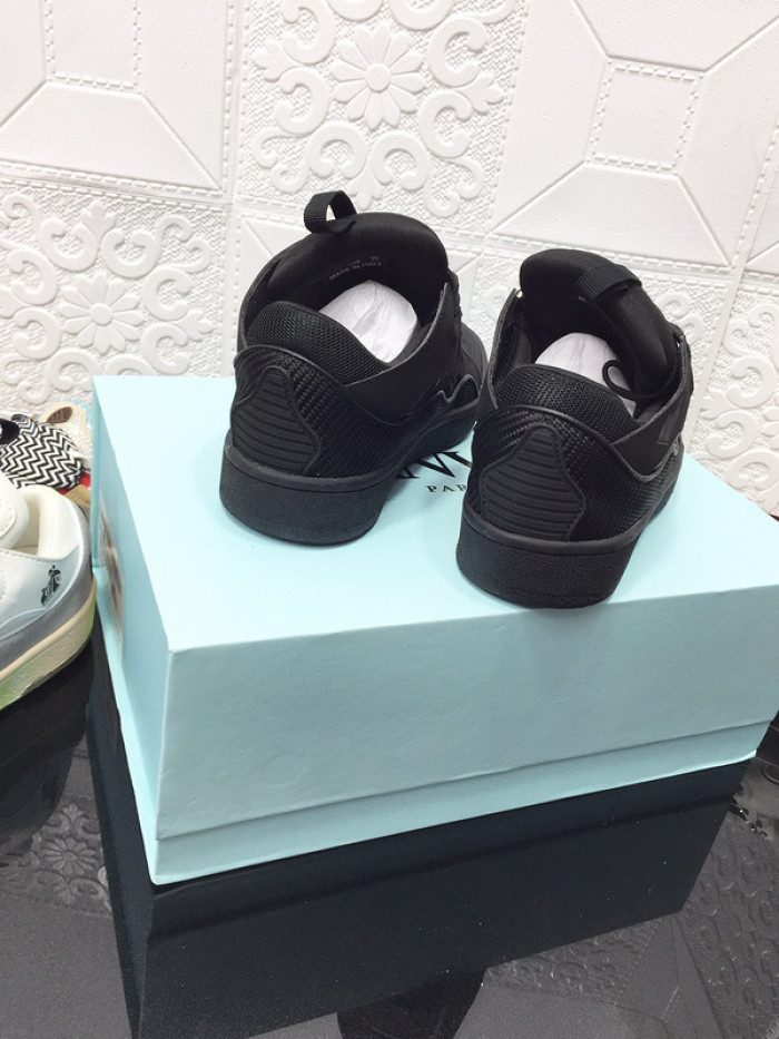 lanv1n leather curb sneakers