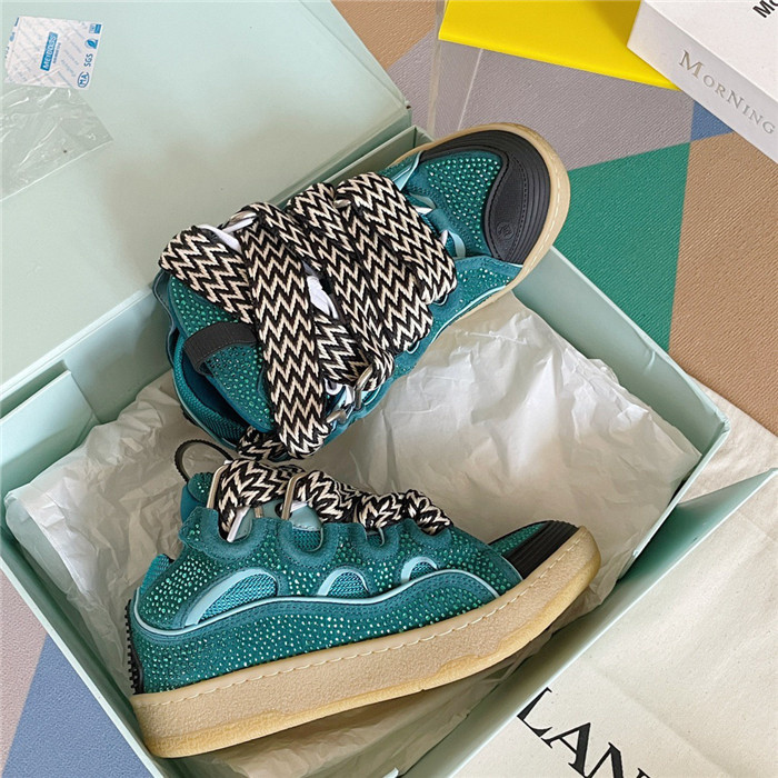 lanv1n leather curb sneakers