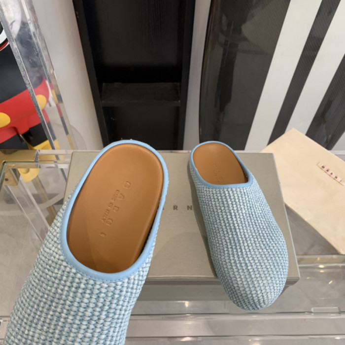 marni fussbett sabot loafers