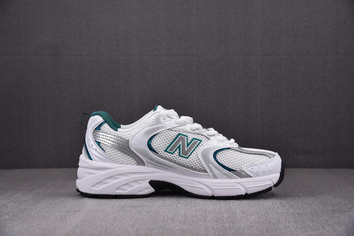 new balance 530 white silver green mr530ab