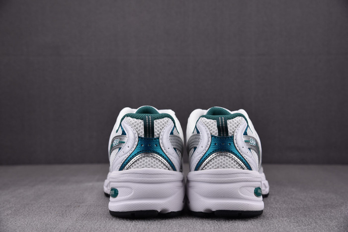 new balance 530 white silver green mr530ab