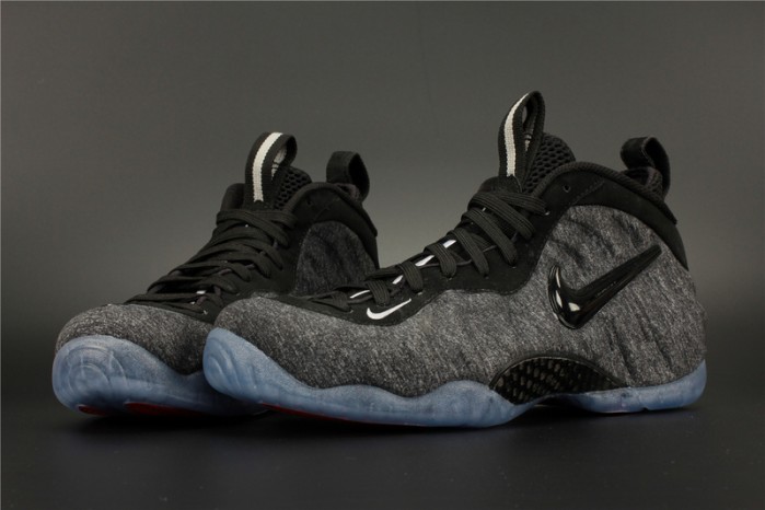 nike air foamposite pro "tech fleece" dark grey mens 624041-007