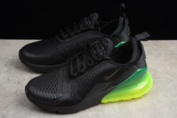 Nike Air Max 270 Black Volt Green Neon mens AH8050-011