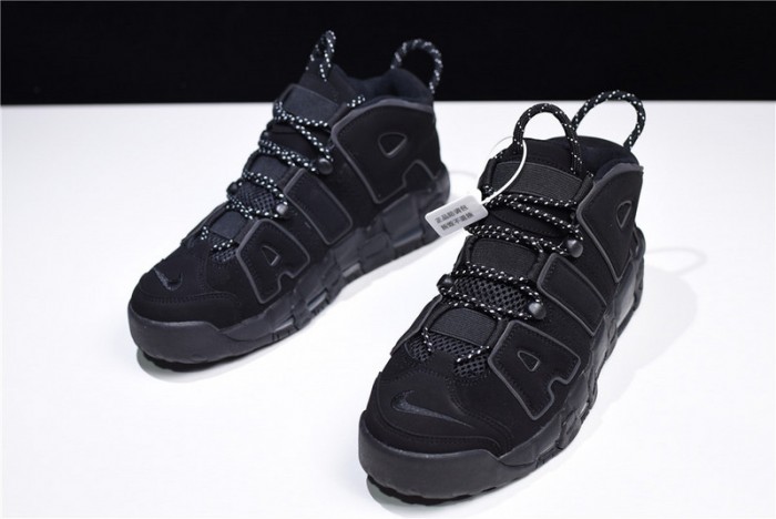 nike air more uptempo black reflective 414962-004