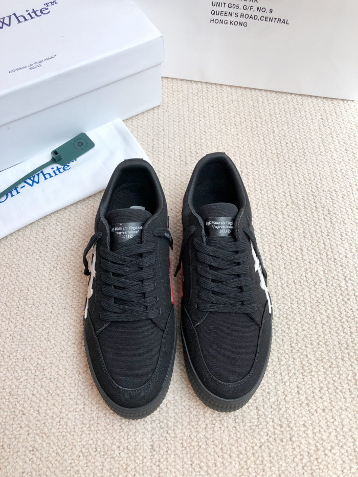 OFF-WHITE Low Vulcanized Leather Shoes