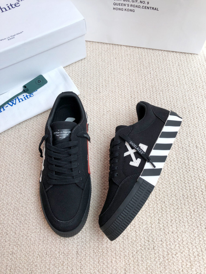 OFF-WHITE Low Vulcanized Leather Shoes
