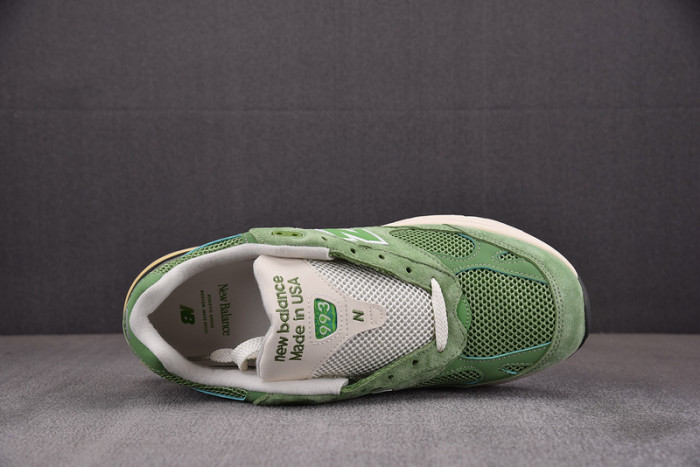 new balance 993 miusa teddy santis chive u993gw