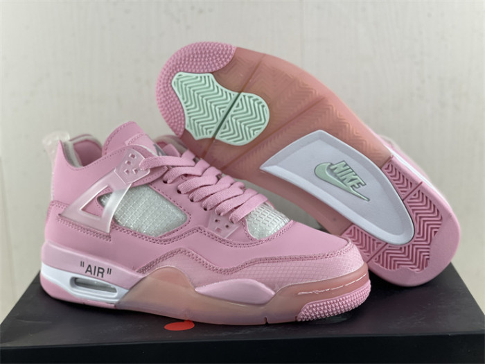 of x wmns air jordan 4 pink